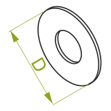 PW6 PODKŁADKA POWIĘKSZONA