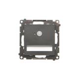 Simon 55 Oprawa oświetleniowa LED 230V z czujnikiem ruchu (1,23 W) Barwa ciepła biała 3100K Czarny m