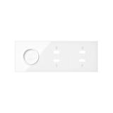 Simon 100 Panel 3-krotny: 1 gniazdo + 1 HDMI + 1 USB + 1 HDMI + 1 USB biały 10020318-130 KONTAKT