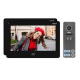 Zestaw wideodomofonowy 2-rodzinny bezsłuchawkowy kolor LCD 7" dotykowy menu OSD pamięć gniazdo OR-VI