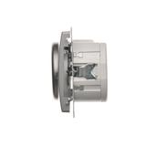 Simon Basic Regulator 1–10 V . Do załączania i regulacji źrodeł światła z zasilaczami sterowanymi 1–10 V stal inox BMS9V.01/21 KONTAKT