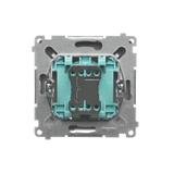 Simon Basic Przycisk dzwonek 16A z. śrub. satynowy