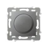 SZAFIR Ściemniacz uniwersalny do obciążenia żarowego, halogenowego oraz LED - kolor szary mat