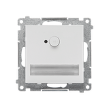 Simon 55 Oprawa oświetleniowa LED 230V z czujnikiem ruchu (1,4 W) Barwa zimna biała 5900K Jasnoszary