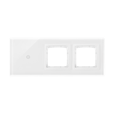 Simon 54 Touch Panel dotykowy S54 Touch 3 moduły 1 pole dotykowe+2 otwory na osprzęty S54 biała perł