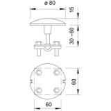 128/F, ODGROMNIKI GRZYBKOWE 50-60MM