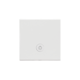 Simon 55 Klawisz pojedynczy z oczkiem z piktogramem /światło/ do: SP1M Jasnoszary mat