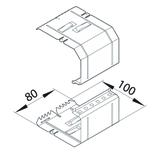 tehalit.BRS Łącznik podstawy 100x210 BRS1002109 HAGER