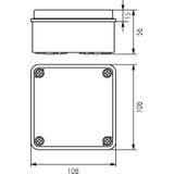 OH-1A.3 obudowa hermetyczna IP65 108x108x56 mm 29.13 OPATÓWEK