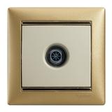 VALENA - GNIAZDO KOŃCOWE TV 2400MHZ 1.5DB KREMOWE, Legrand