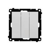 Simon 55 Łącznik potrójny szybkozłączka Aluminium mat TW31.01/143 KONTAKT