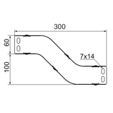 OPNBP100H60 Obejście pionowe 1,5 mm