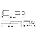 Zestaw bitów, 60 szt.