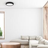 Milagro plafon LED Gea 36W 2520lm 3000K/6000K czarny ML6394