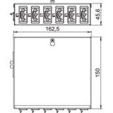 UVS-6W2SA, ROZDZIELACZ PODPODŁOGOWY