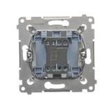 Simon 54 Przycisk „światło” z podświetleniem LED 16A z. śrub. biały