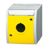 OCEAN Obudowa z polem opisowym  szary/zielono-niebieski