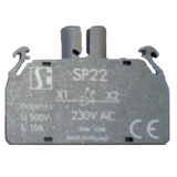 OPRAWA LAMPKI BA9S (BEZ ŹRÓDŁA ŚWIATŁA) STANDARD- LED 24VDC BA9S SP22-1435R11 SPAMEL