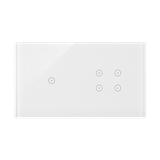 Simon 54 Touch Panel dotykowy S54 Touch 2 moduły 1 pole dotykowe + 4 pola dotykowe biała perła DSTR214/70 KONTAKT