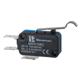 ŁĄCZNIK MINIATUROWY DŹWIGNIA GIĘTA DŁUGA MSV106C SPAMEL