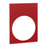 Harmony XAC Etykieta wymiary 30x40mm 1 strona czarna 1 strona czerwona ZB2BY2101 Schneider