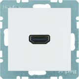 BERKER B.X/S.1 Gniazdo HDMI biały 3315428989 HAGER