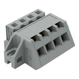 MCS-MIDI Classic gniazdo kątowe 4-bieg. szare raster 5 mm /50szt./ WAGO