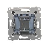 Simon 54 Przycisk „światło” 16A 250V zaciski śrubowe antracyt DS1A.01/48 KONTAKT
