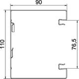 GS-S90110RW, Kanał podparapetowy 90X110 CZ.B.