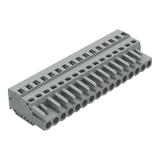 MCS-MIDI Classic gniazdo 16-bieg. szare raster 5 mm /25szt./ WAGO