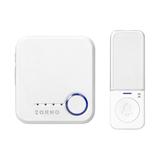 Bezprzewodowy dzwonek do drzwi sieciowy 230V przycisk SOS Wifi Tuya biały ORNO