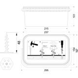 Wkręcane kołki do montażu-izolacji Z-luczem KWM-50 BOX (100 szt.) białe 22.149 OPATÓWEK