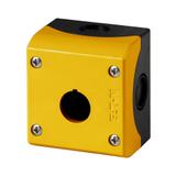 M22-IY1 Obudowa kasety 1-otworowa 22mm żółta IP67 216536 EATON