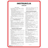 INSTRUKCJA PRZECIWPOŻAROWA OGÓLNA PŁYTA PCV SZTYWNA