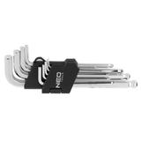 Klucze Torx, z magnesem, zestaw 9 szt.