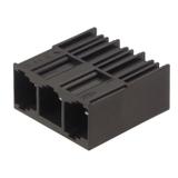 SU 10.16HP/03/90G 3.5AG BK BX Wtyki PCB (złącza płyty), 10.16 mm, Liczba biegunów: 3, kąt odejścia: 90° /60szt./ 1813340000 WEIDMÜLLER