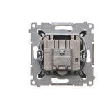 Simon 54 Gniazdo antenowe R-TV-SAT końcowe/zakończeniowe czarny DASK.01/49 KONTAKT