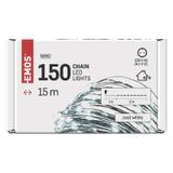 Lampki świąteczne nano łezki 150 LED 15m zimna biel IP44 timer D3AC05 EMOS