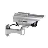 Atrapa kamery monitorującej CCTV, bateryjna, srebrna , z panelem solarnym CD-2/G ORNO