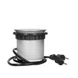 Gniazdo meblowe O10cm wysuwane z blatu z przewodem 1,5m, 4x2P+Z, wersja schuko OR-AE-1341(GS) ORNO