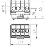 KL-T 06-16, Listwa zaciskowa KL-T 06-1