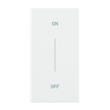 LIVING NOW 'MY HOME' - KLAWISZ Z SYMBOLEM  ON/OFF  - 2 MODUŁY - BIEL, Bticino