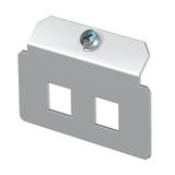 MTM 2Q, Wspornik montażowy, z 2 otw. 13.15x13.10