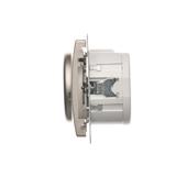 Simon Basic Regulator 1–10 V . Do załączania i regulacji źrodeł światła z zasilaczami sterowanymi 1–10 V satynowy BMS9V.01/29 KONTAKT
