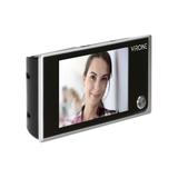 Elektroniczny wizjer do drzwi LCD 3,5" szerokokątny obiektyw bateryjny srebrny DV-1 ORNO