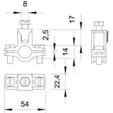950/Z, OBEJMY UZIEM.PRZEW.1/2"