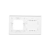 Simon 54 Touch Panel dotykowy S54 Touch 2 moduły 1 pole dotykowe + 1 otwór na osprzęt S54 biała perła DSTR210/70 KONTAKT