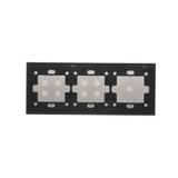 Simon 54 Touch Panel dotykowy S54 Touch 3 moduły 1 pole dotykowe + 4 pole dotykowe +  4 pole dotykowe srebrna mgła DSTR3144/71 KONTAKT