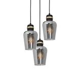 Milagro lampa wisząca Richmond 3xE27 czarno/złota MLP6541
