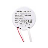 Zasilacz typ ZOL15-12 | 100 - 240 V AC / 12 V DC | 50 Hz | 1,5 A | 15 W | IP 44